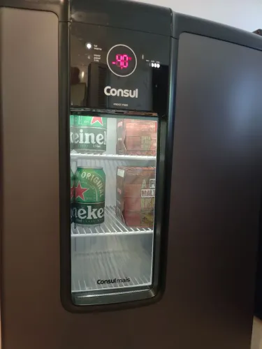 Cervejeira Consul Mais Frost Free Titanium - Painel Digital