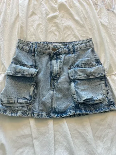 Saia jeans cargo