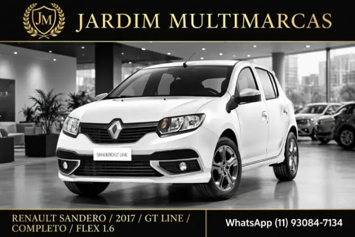 Renault Sandero GT Line Hi-power 1.6 8V 5P 2017