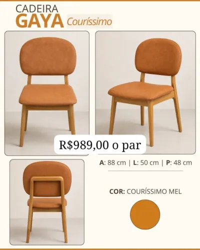 Cadeira de jantar o par