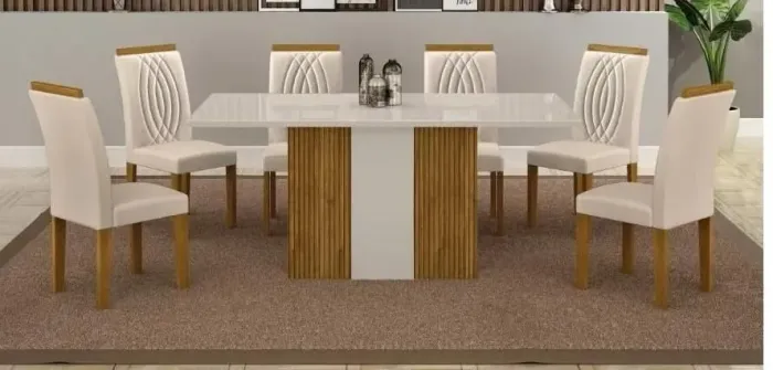 Mesa de 6 lugares