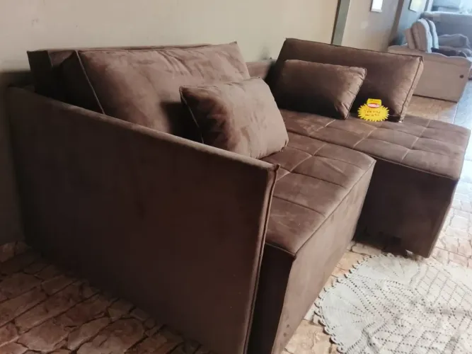 Sofá cama, retrátil reclinável, mostruário,de 5,299 por apenas  2,599,parcelo,entrego 