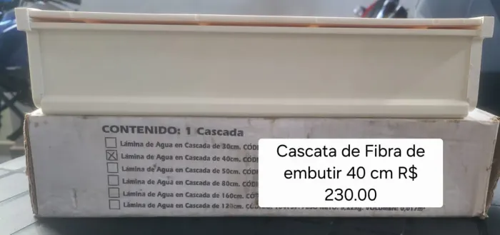 Cascata de Embutir 40cm
