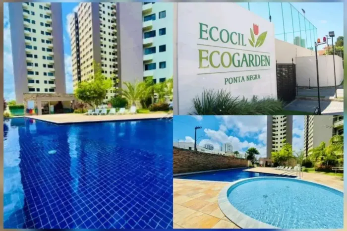 Ecogarden Ponta Negra - Apartamento 2/4 Terreo