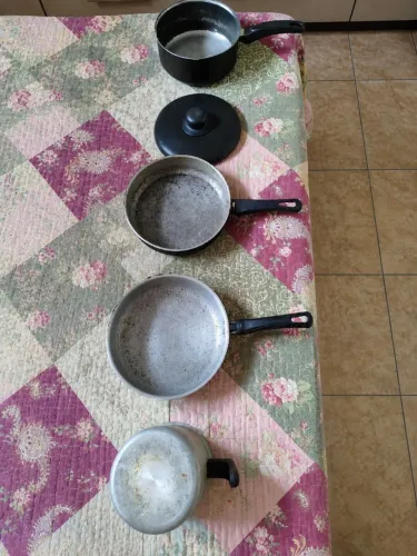 Kit de Panelas Completo Alumínio - Barato e Pronto pra Uso!