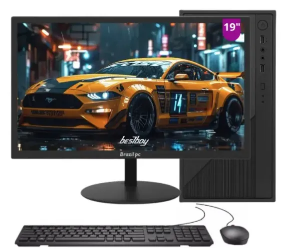 Computador Completo Intel I5, 8gb Ram, Ssd 240, Monitor 19