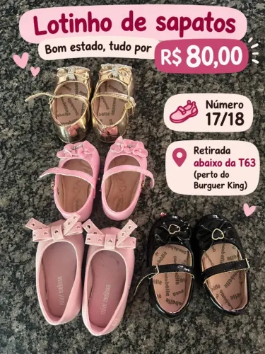 Sapatinhos menina 17/18