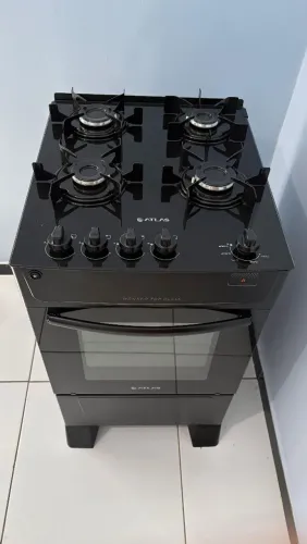 Fogão 4 Bocas Atlas Mônaco Top Glass (Mesa de Vidro) - Com Nota Fiscal!