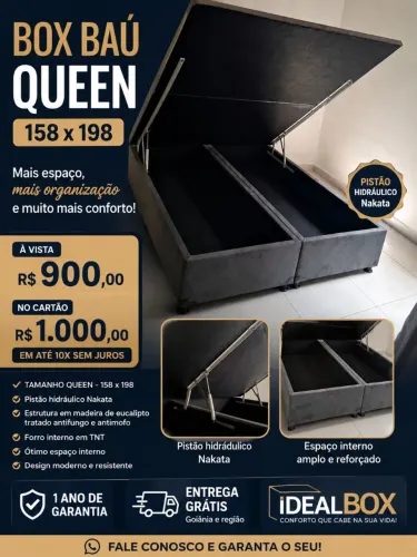 BOX BAU QUEEN 158*198