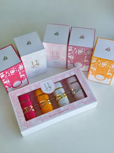 Lattafa Yara Collection Kit EDP 4x25ml Feminino Original Presente Dia dos Namorados
