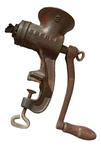Antigo Moedor De Carne Mimoso Nr 3 p/ decoração # (Usado)
