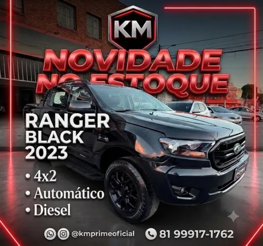 Ford Ranger Black 2.2 4X2 CD Diesel AUT 2023