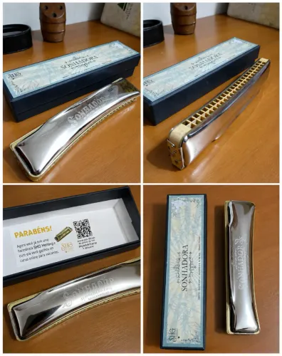 Gaita Cromática Hering Sonhadora Vintage + Estojo Original