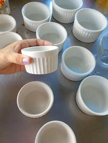 Ramequin de porcelana