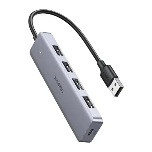Hub Ugreen 4 Portas Usb 3.0 com USB-C para carregamento Até 5Gbps