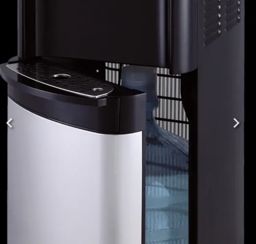 Bebedouro de Água Esmaltec Gelada Quente e Natural com Compressor EGCQF Inox 220V