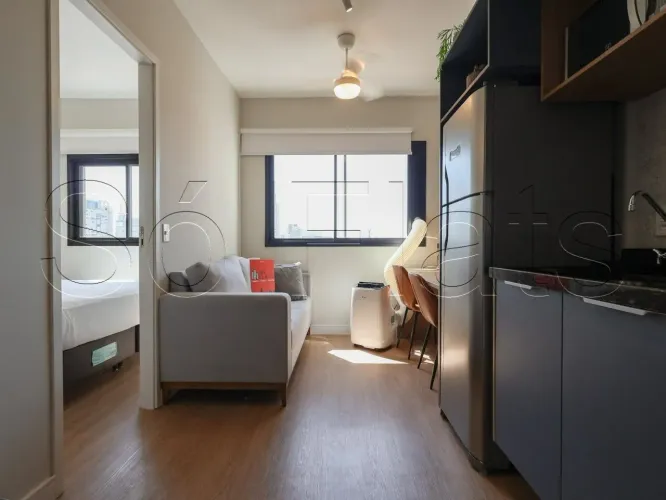 Studio Viva Benx Pinheiros, apartamento disponível para locação com 24m² e 1 dormitório.