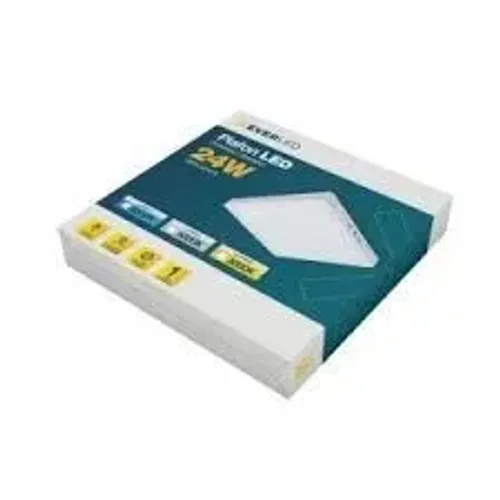 PAINEL LED 30X30 24WTS EMBUTIR QD 6500K ALUMINIO SLIM EVERLED