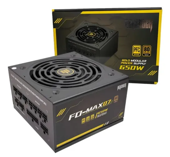 VENDO FONTE GAMER REVENGER 650W FO MAX 07 PLUS GOLD