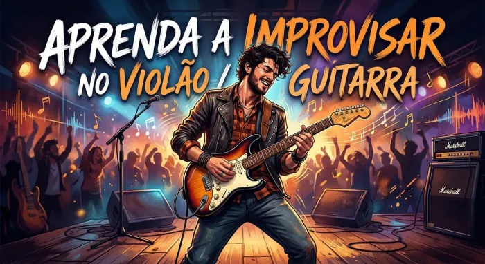 Improvisação no violão ou guitarra para iniciantes