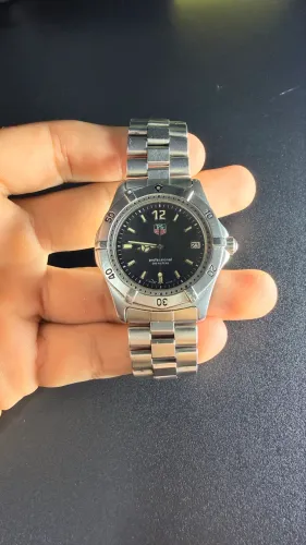 Tag Heuer Professional Series 2000 mostrador preto