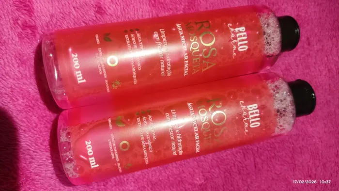 Água micelar rosa mosqueta 