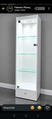 Vitrine vidro MDF ( sob encomenda)