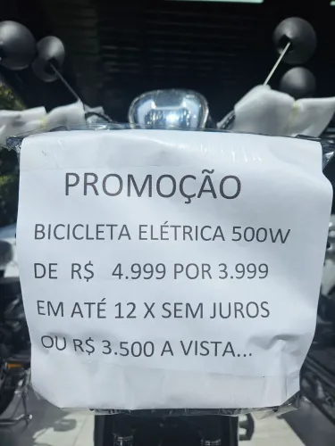 Bike elétrica Zyon 500w nova