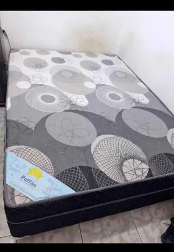 CAMA CASAL BOX CONJUGADA 20CM COM MOLAS ENSACADAS OU SEM FRETE GRÁTIS
