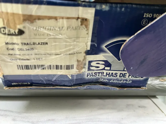 Pastilhas de Freio Trail Blazer