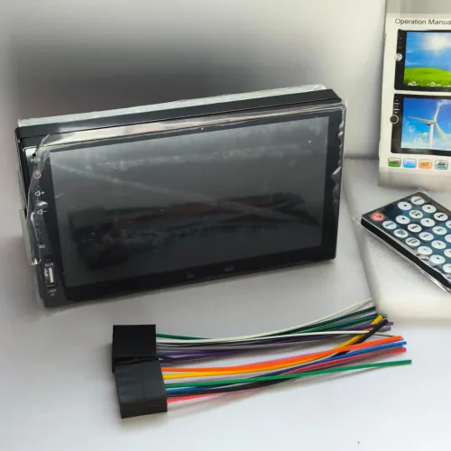 Som Automotivo Central Multimídia MP5 7" HD Touch Screen - Bluetooth/USB/SD/Aux c/Controle