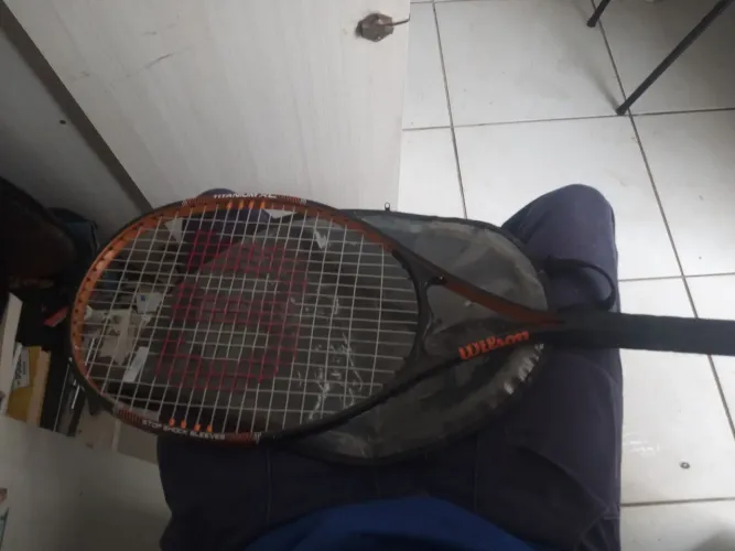 Raquete De Tênis Wilson Titanium XL. 