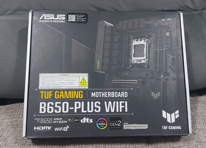 placa mãe asus tuf gaming B650-plus Wi-Fi nova lacrada nunca foi usada não aceito trocas
