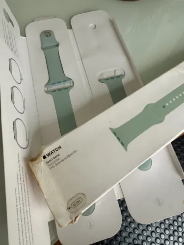 Pulseira original Apple na cor raríssima Turquoise para Watch 42/44/45/46/49mm