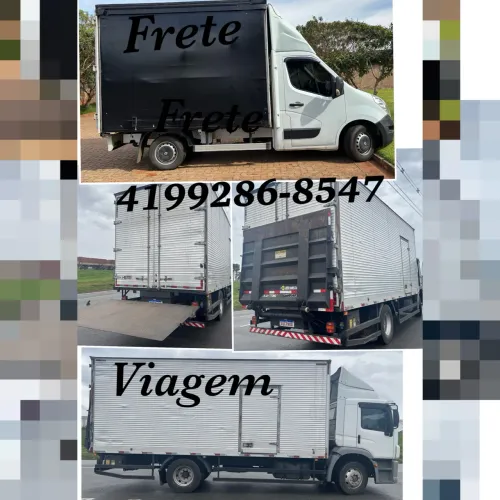 Todos os dias FAÇO VIAGEM & FRETE Disk já 4199286.8547