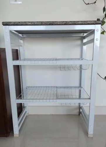 Balcão fruteira com tampo de granito