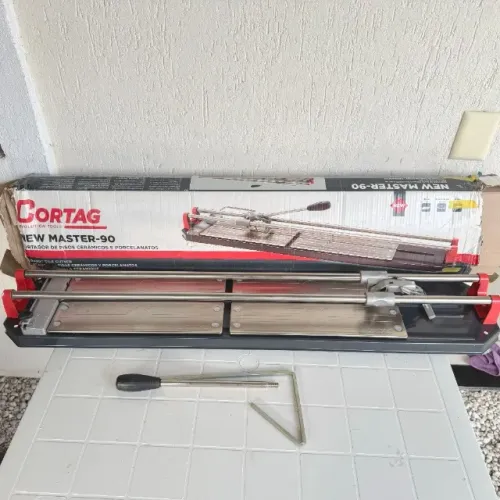 NOVO - Cortador Piso Cortag Master 90cm Profissional Cerâmica Porcelanato Riscador Piso NF