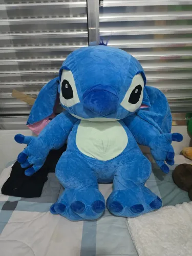 Stitch pelúcia azul gigante 90 cm