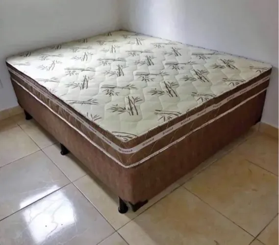 Colchão d33 casal e base nova