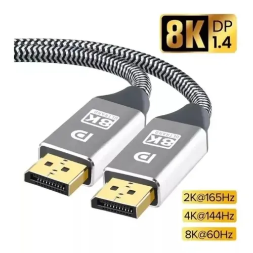 Cabo NIERBO DisplayPort 8K DP 1.4 até 280Hz Full hd Cabo novos vendo atacado 