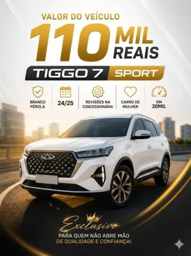 Chery Tiggo 7 Sport 1.5 Turbo Flex 16V Aut. 2025