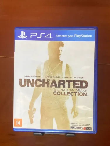 Uncharted: The Nathan Drake Collection para PlayStation 4, mídia física original.