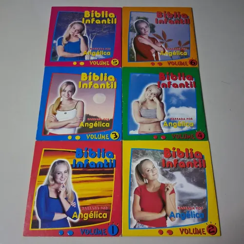 CD Angélica Bíblia Infantil 6 Volumes