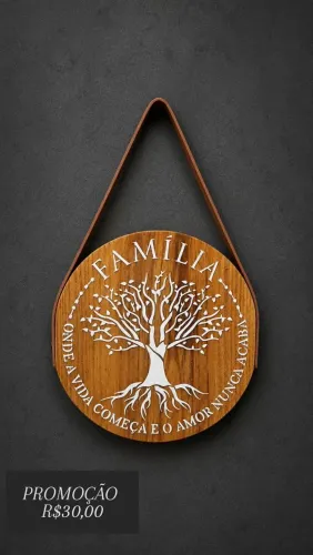 Decoração de madeira