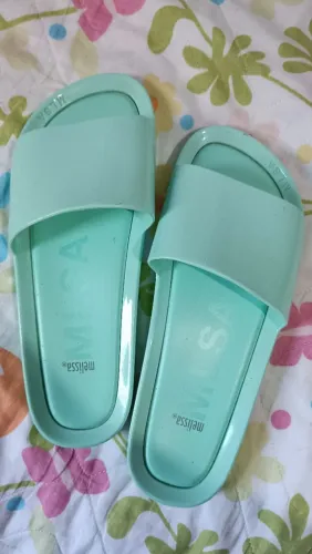 Melissa Beach Slide Original Verde Água tam 38 em perfeito estado