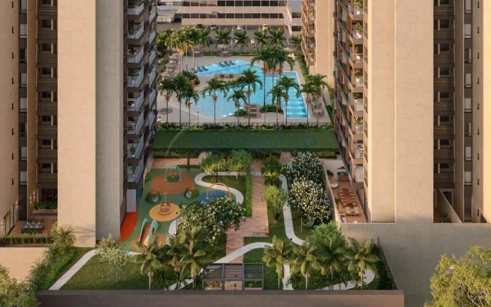 Garden de 4 Quartos (3 Suítes), Alto Padrão e Lazer Resort Residencial Villa Jardins, Águ