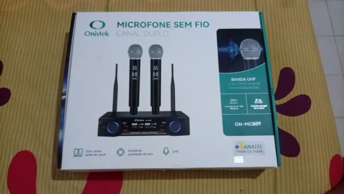 Microfone sem fio Onistek mc809