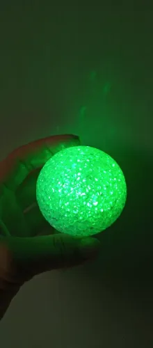 Esfera círculo luz led para figure 