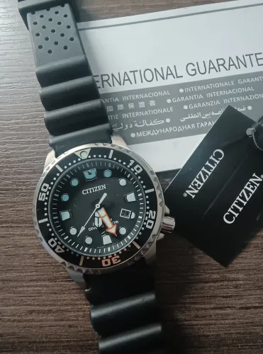 relógio Citizen eco drive solar mergulho