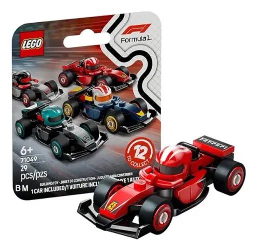 Lego Formula 1 Ferrari Minifigure - NOVO, ORIGINAL e LACRADO